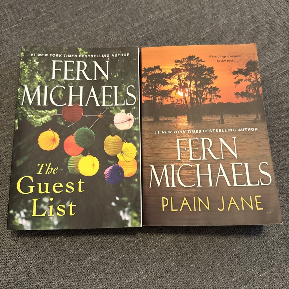 Fern Michaels - 2 Books - The Guest List And Plain‎ Jane